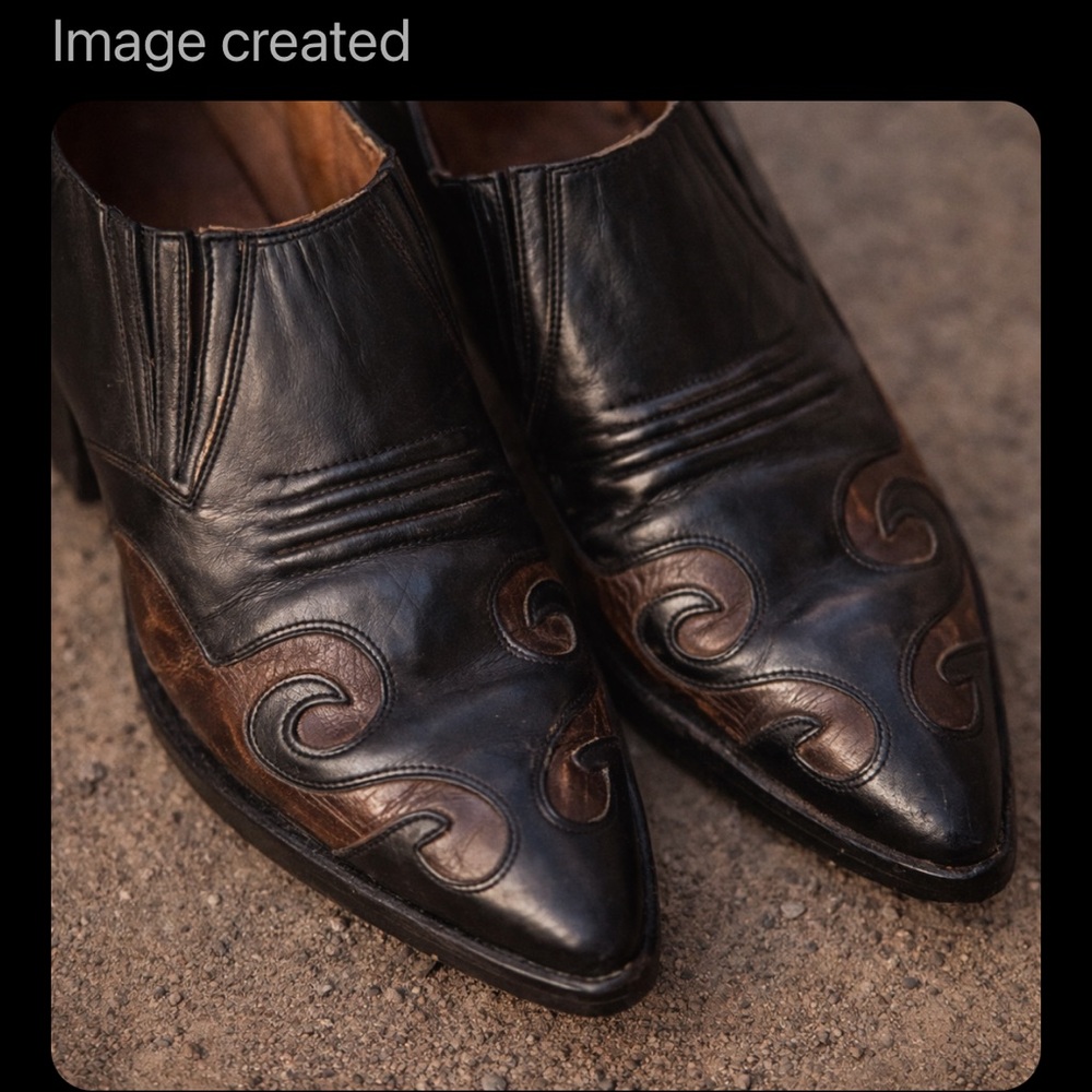 Vintage Cowboy Shoe Boots - Picture 9 of 9